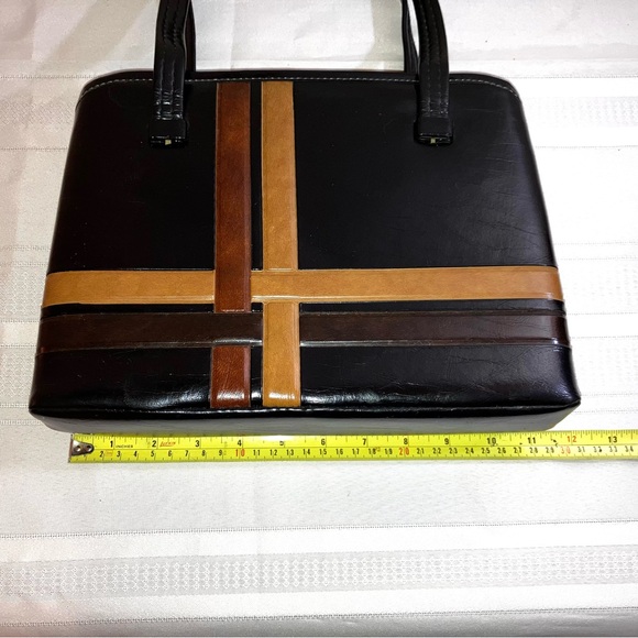 Gorgeous 1960s 1970s True Vintage Snap Close Box stylee Purse - Picture 8 of 11